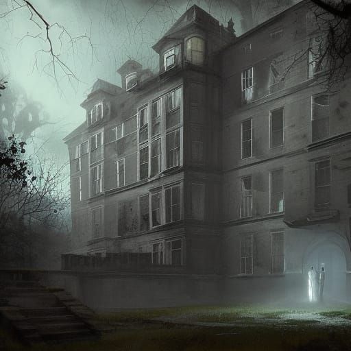 Sinister Ghost Haunts Abandoned Hospital