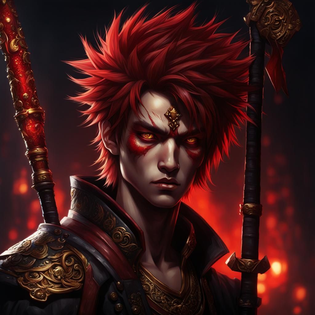 Scruffy Yuan-ti Purblood Wielding Ebony Club