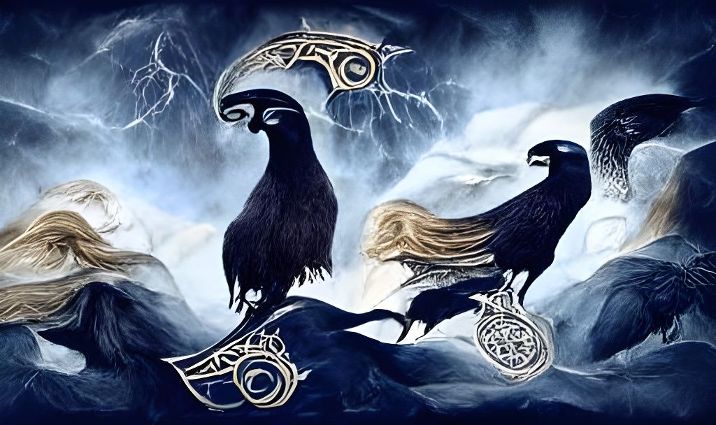 Mystical Ravens of Norse Mythology