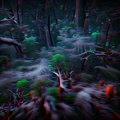 Mysterious Haunted Forest in 8K Resolution
