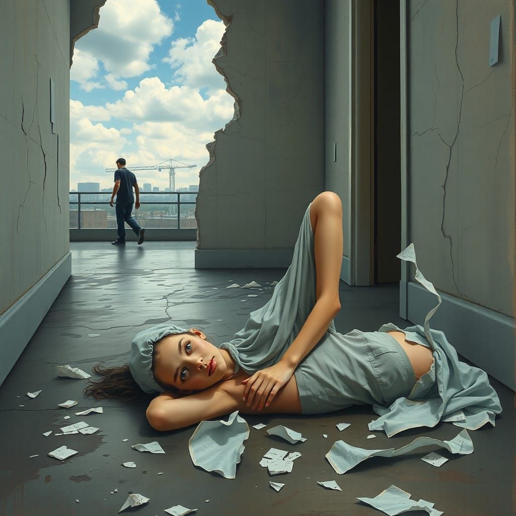 A Young Woman's Despair in a Torn and Shattered World