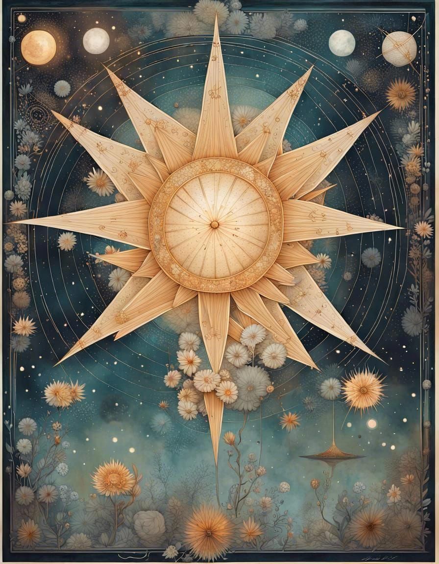 Tarot Deck - Major Arcana 17, "The Stars"