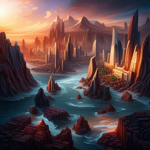 Epic Modern Poster Mockup: Cinematic Digital Art