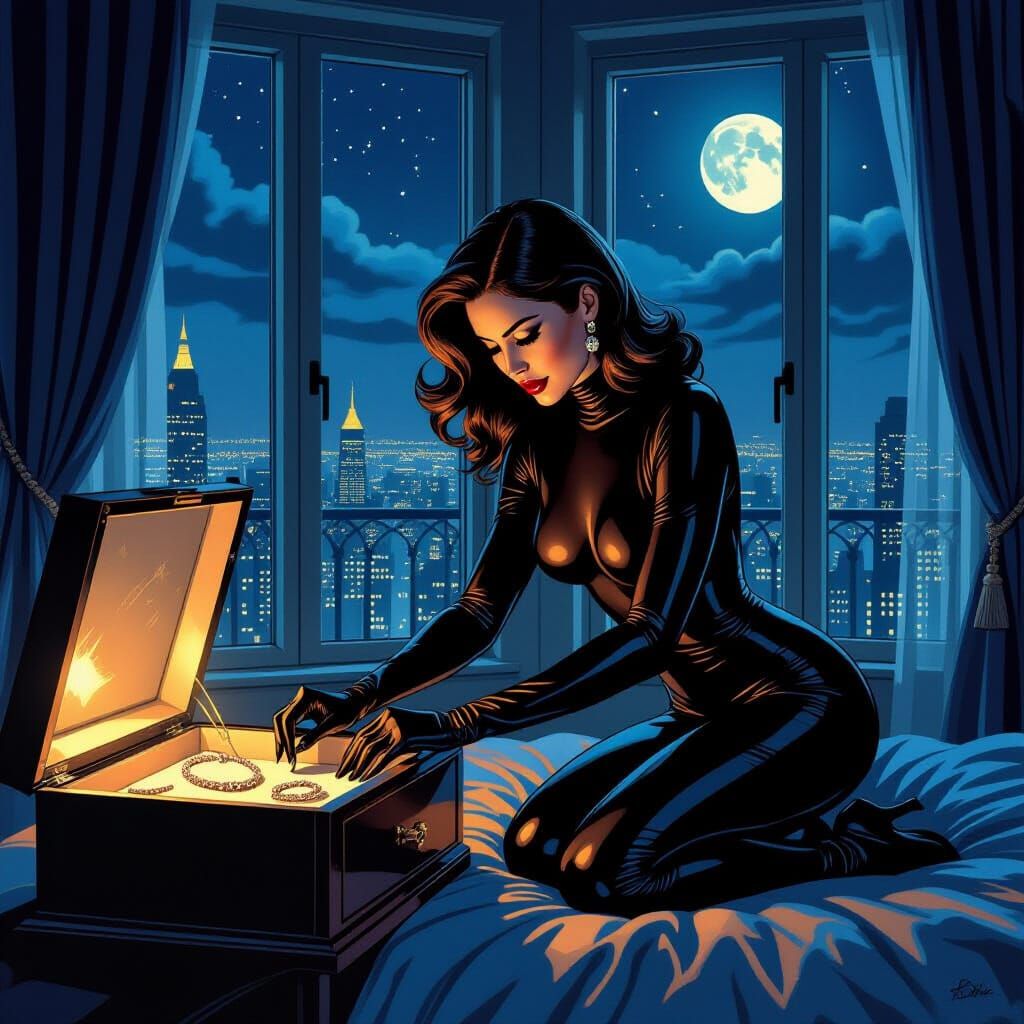 Burglar Steals Jewelry in Luxurious Penthouse