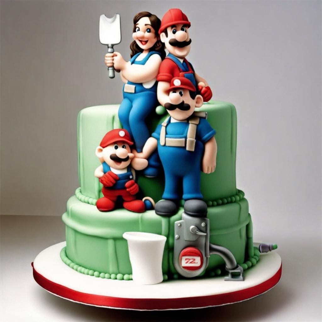 Plumbers Wedding Cake: A Whimsical Creation