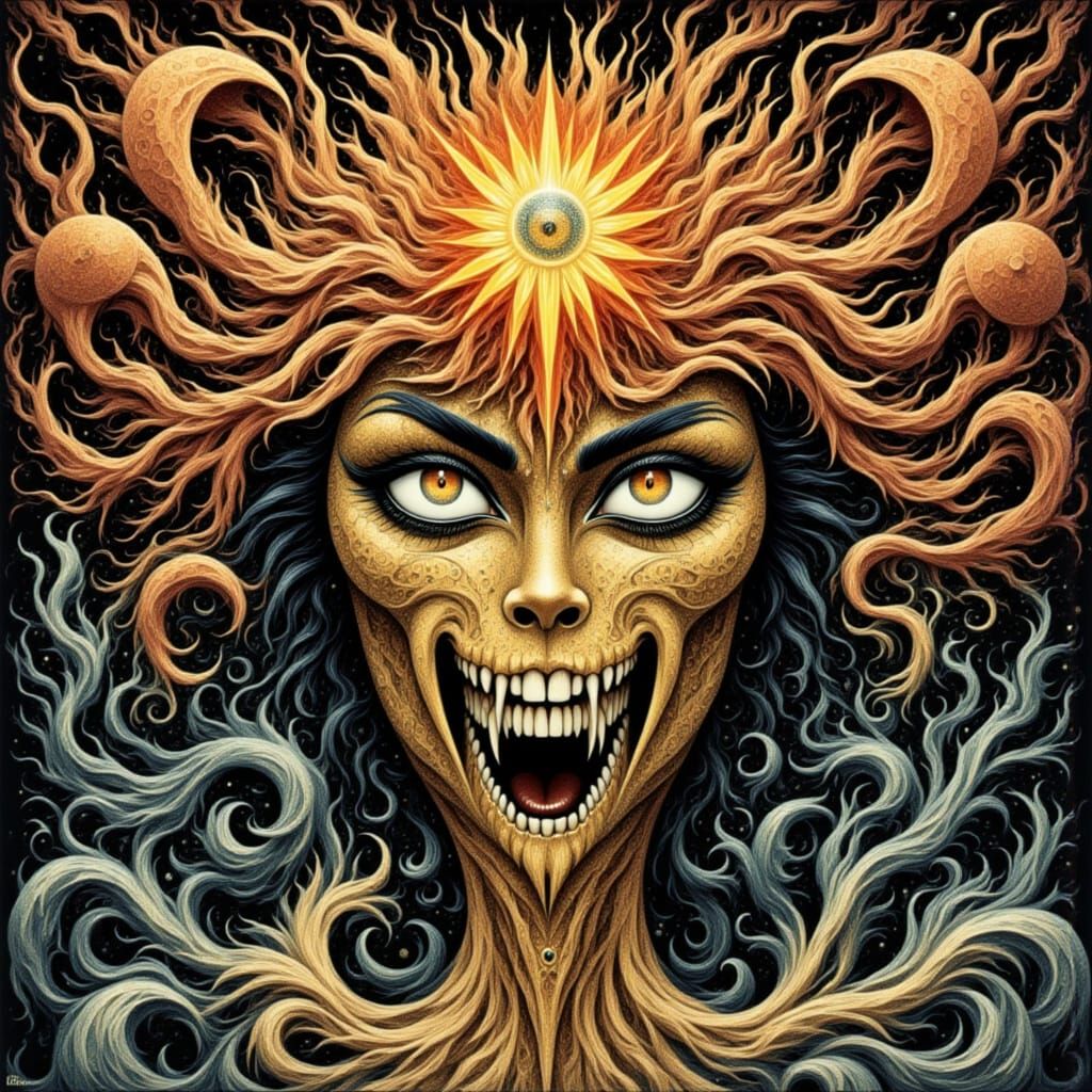 Khajiit Character in Dreamlike Elder Scrolls Style