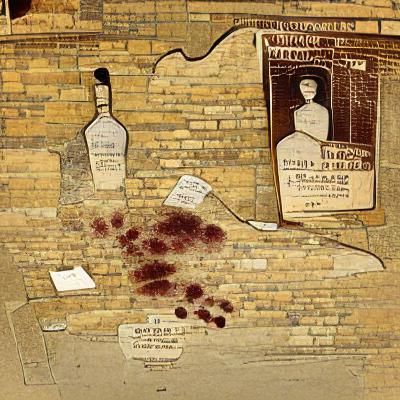 Prohibition Era Chicago Street Corner in Film Noir
