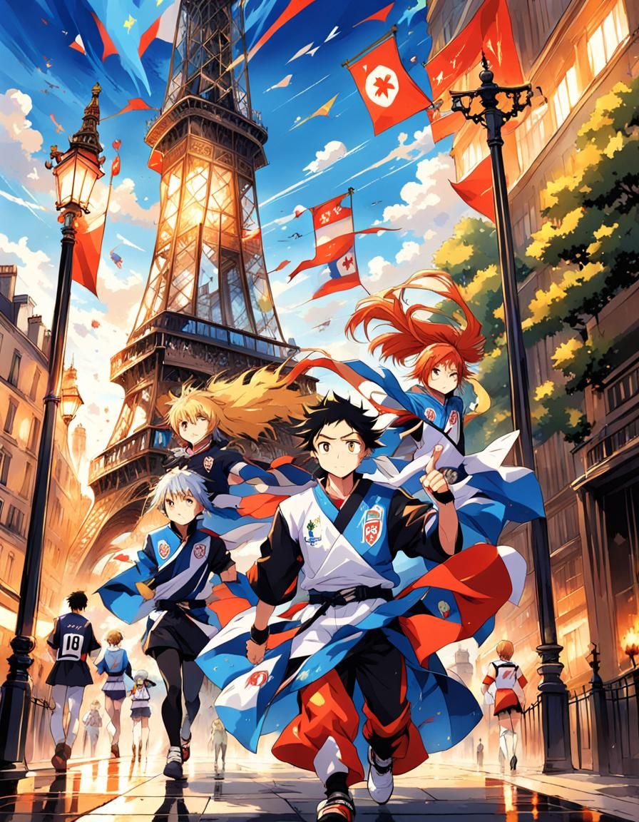Anime Olympic Games in Paris