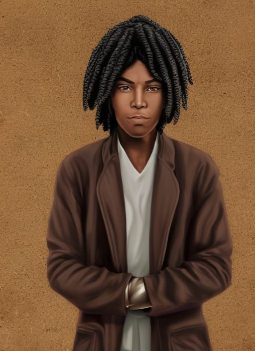 Mystical Portrait of Genderqueer Individual in Unreal Engine