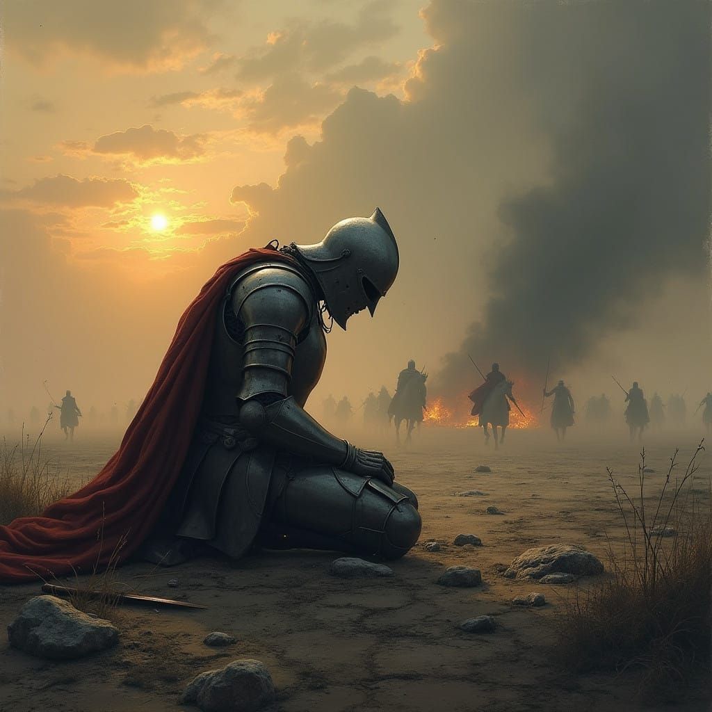 Defeated Knight in Dusk