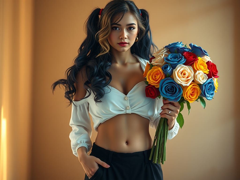 Ethereal Beauty in Fantasy Attire