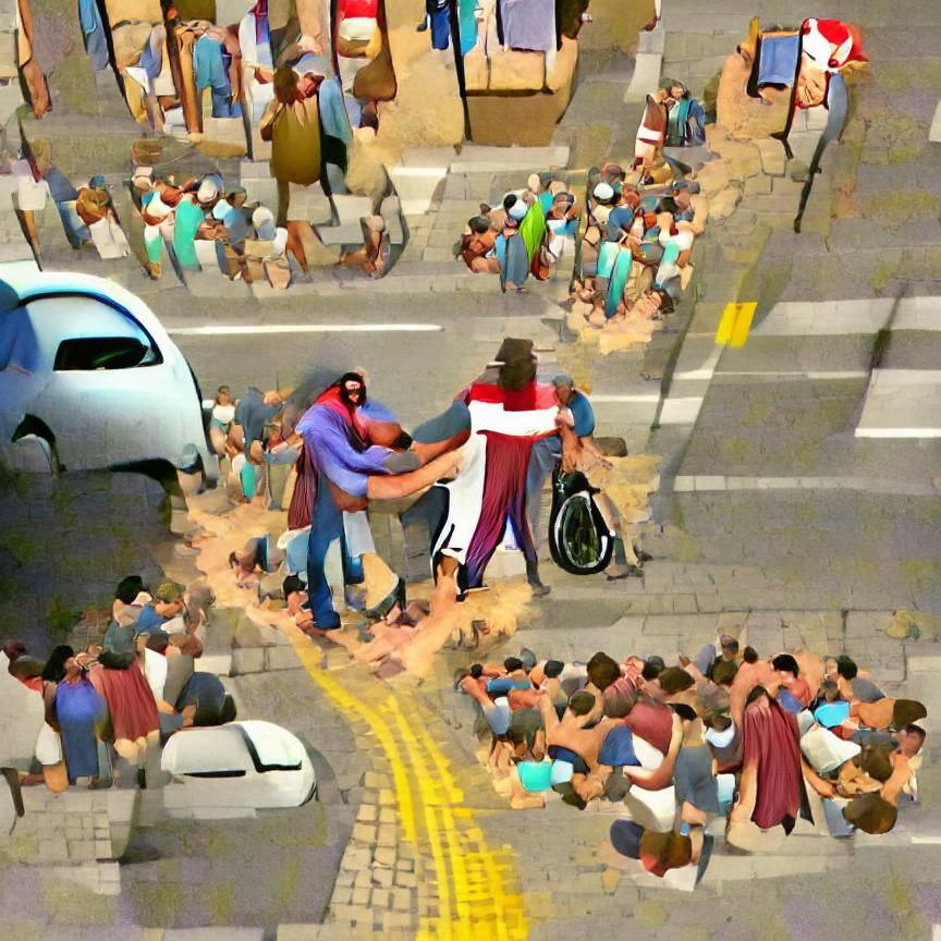 Miracle on a Crowded Street: Healing Touch