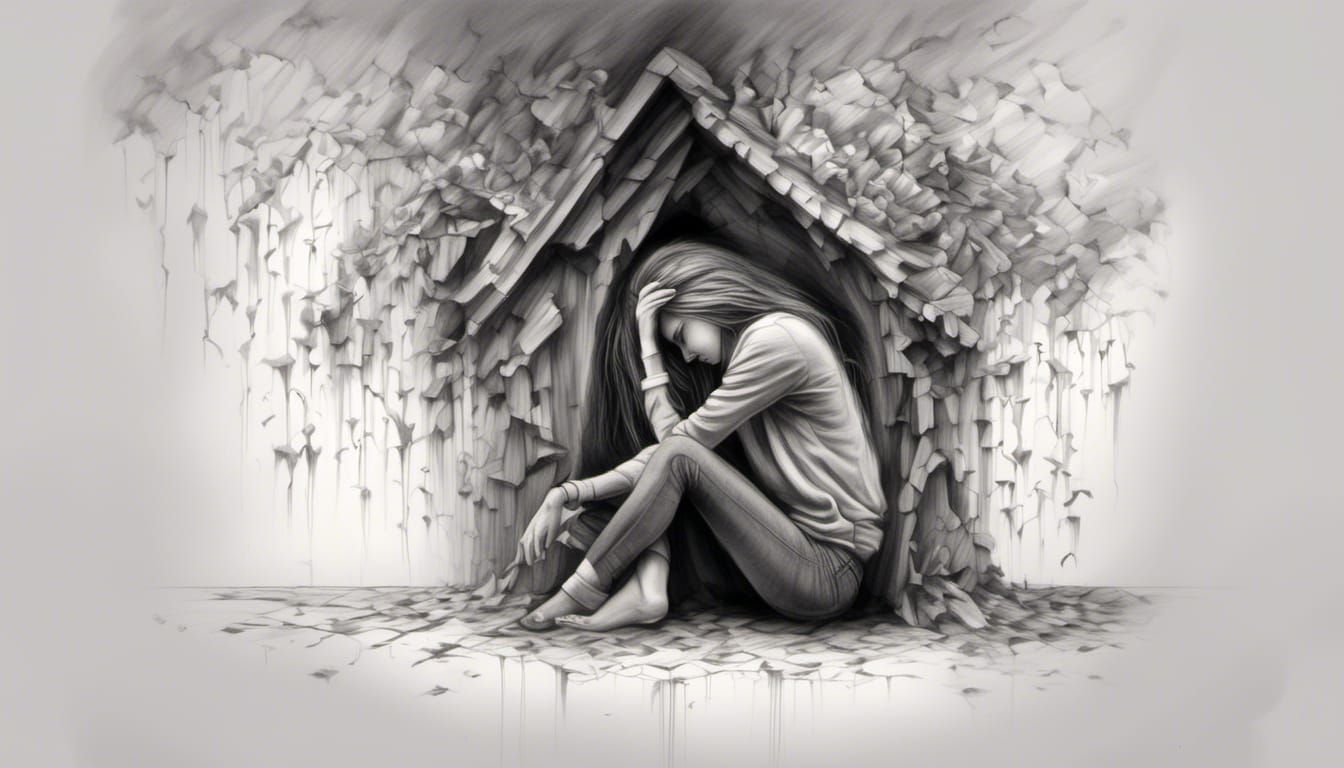 hidden pain, depression,