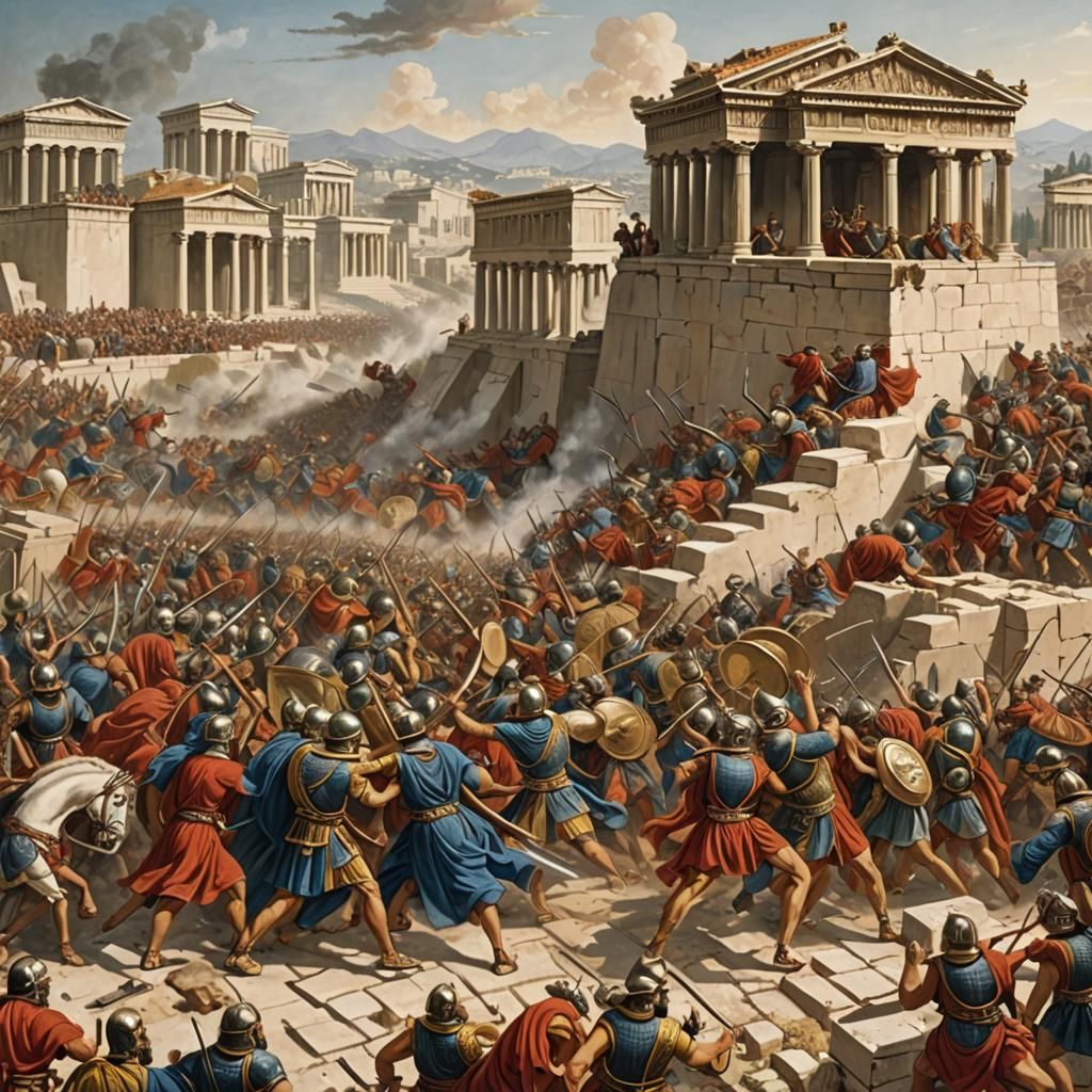 The Sack of Athens by the Persians