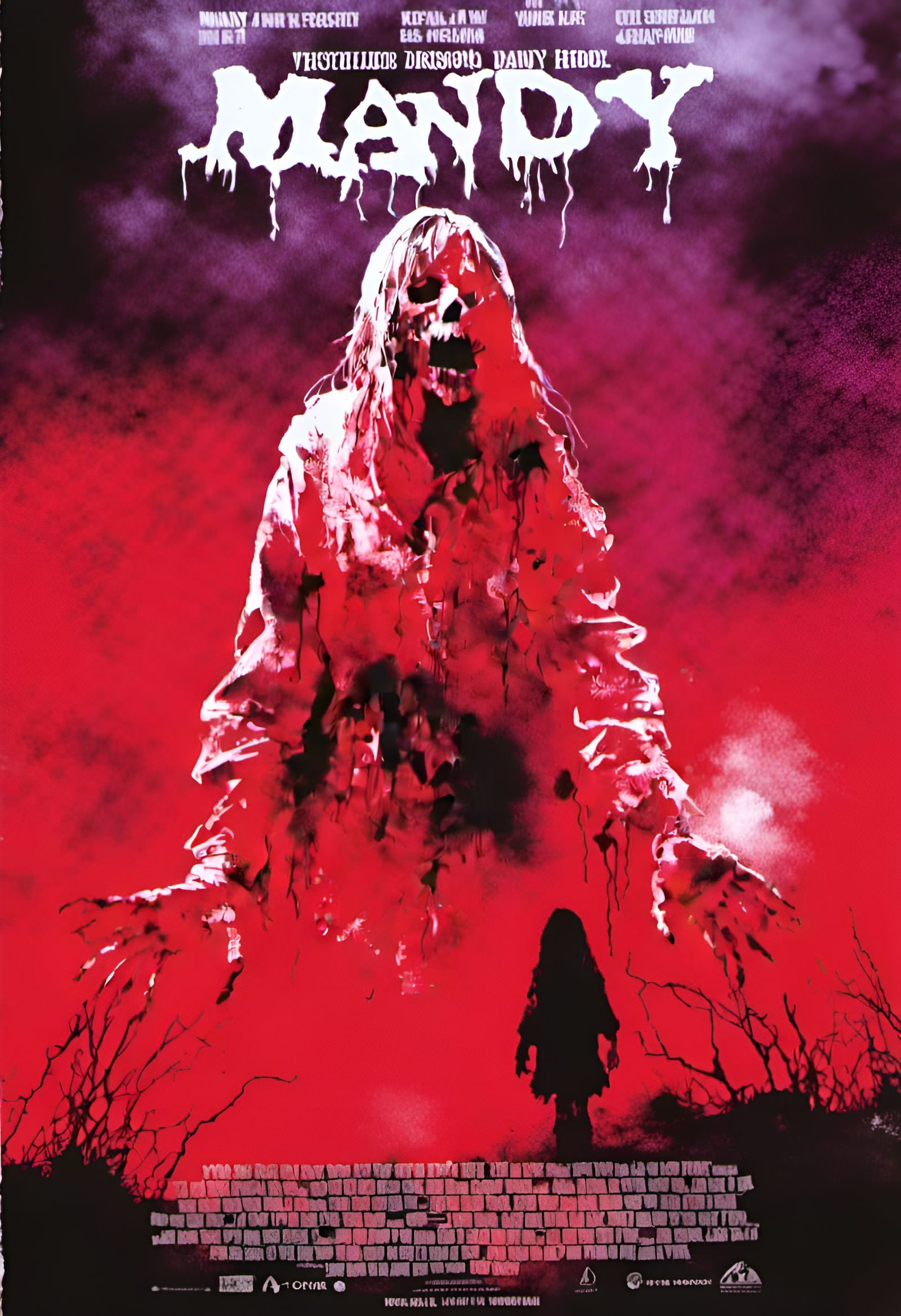 Mandy (2018) poster as designed by Stephen Gammell