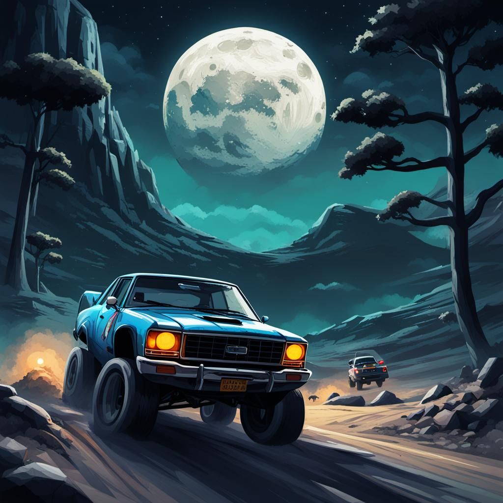 Bad Moon Racing: A Nighttime Spectacle