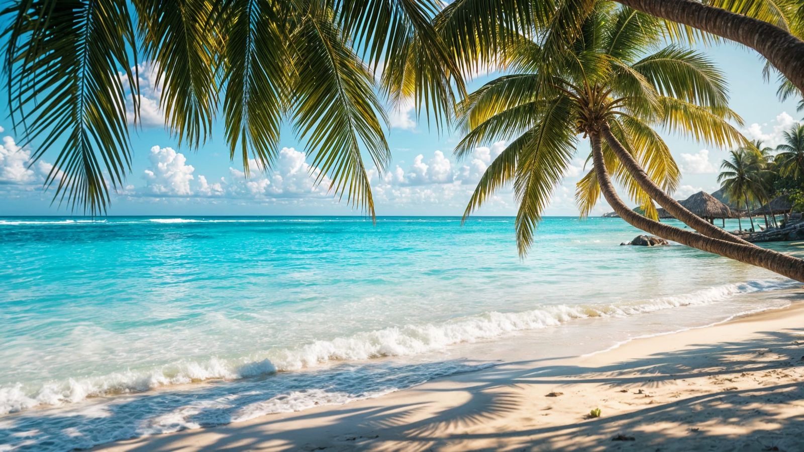 Glowing Turquoise Waters: Tropical Beach Photography