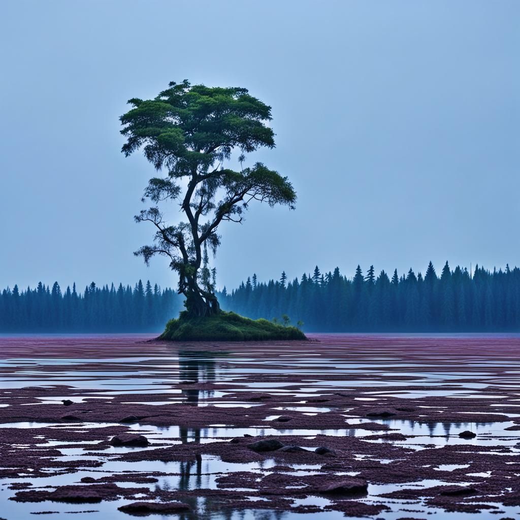 Floating Island Landscape