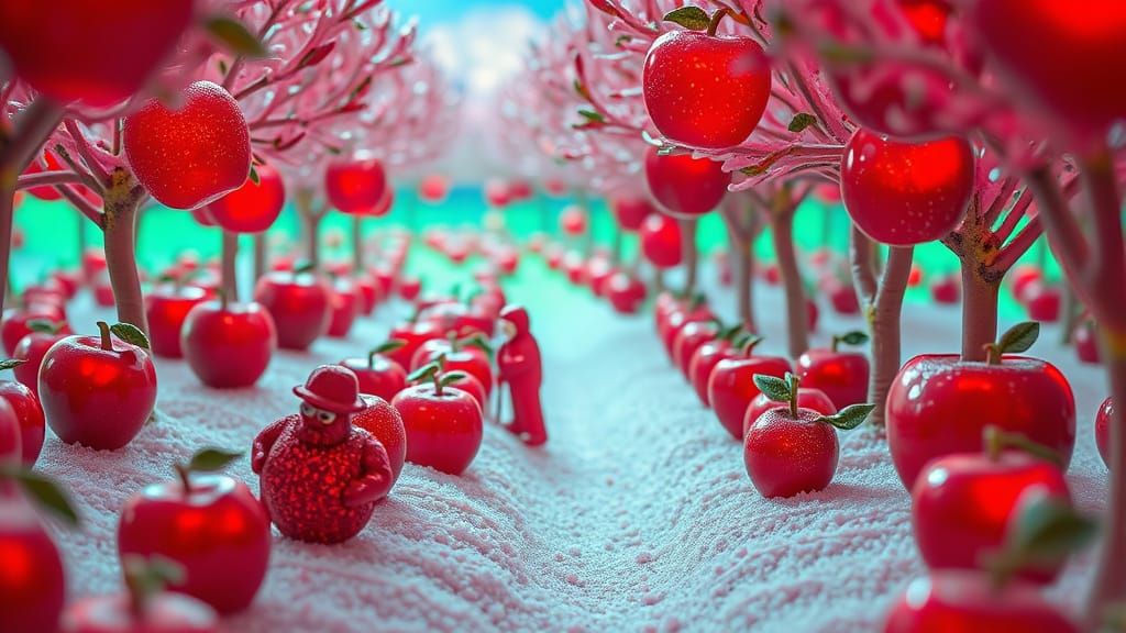Candy Apple Orchard: Sugar Sculptors at Work