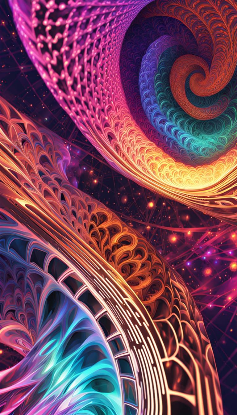 Using the Maximum 3-D Effects using 3-D Deep Intense Evocative Colors and shapes 3-D Contrasting textures and 3-D Grand ...