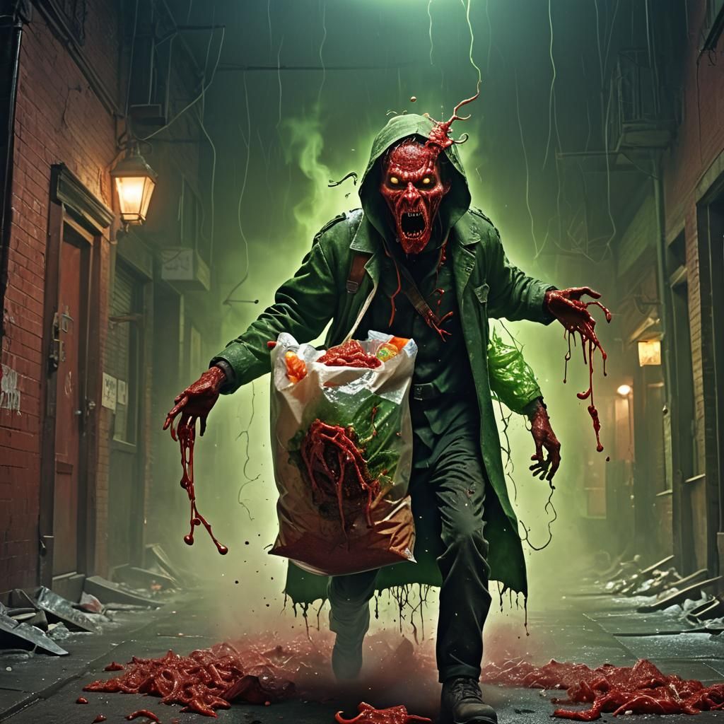 Hellish DoorDasher Delivers Dystopian Meal