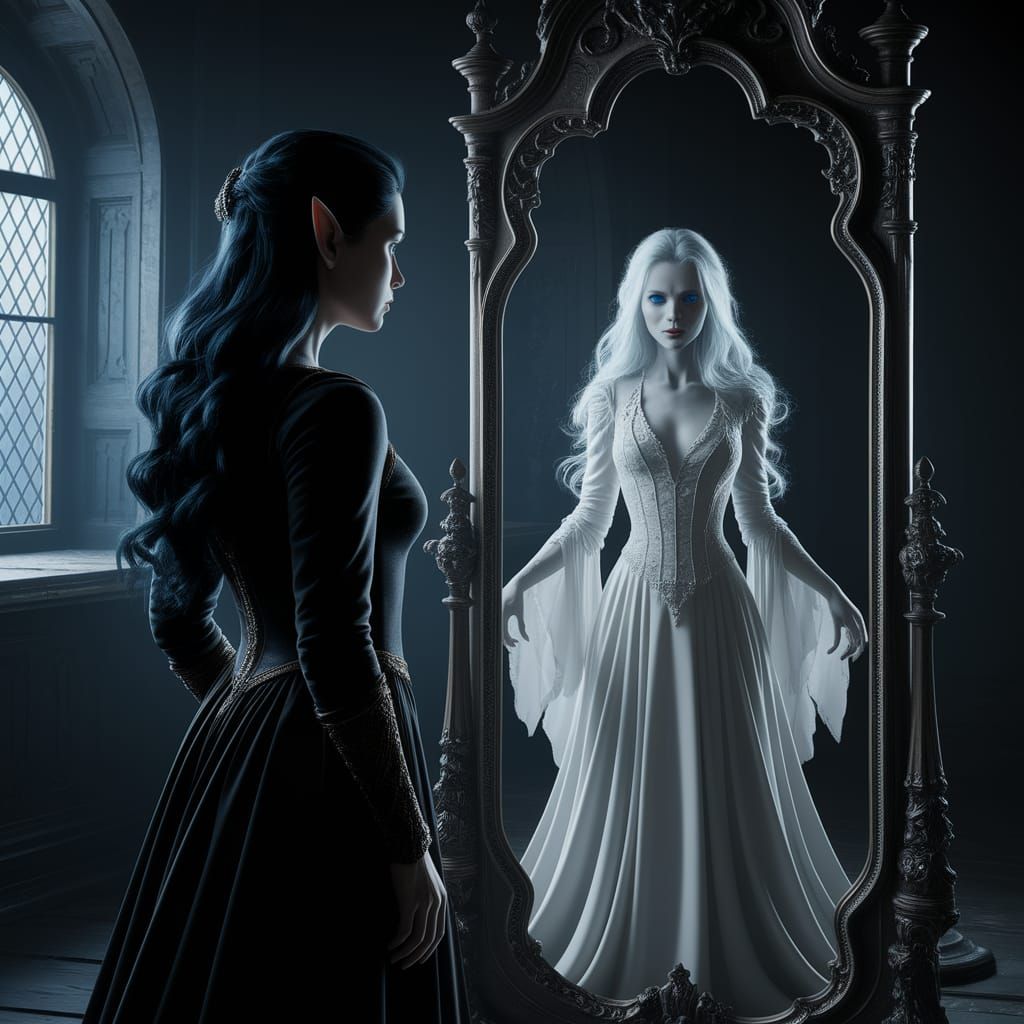 Medieval Mirror Reflects a Ghostly Apparition