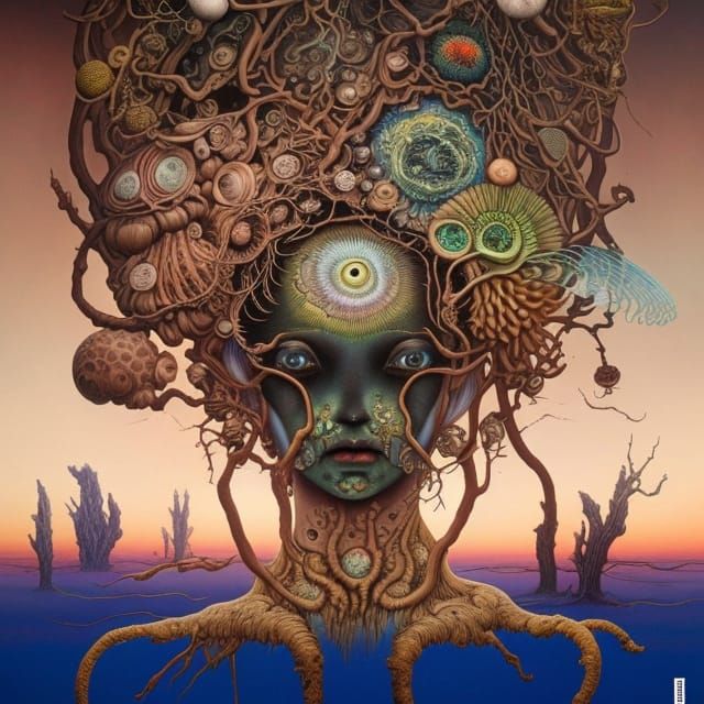 Fungi Girl 3840
