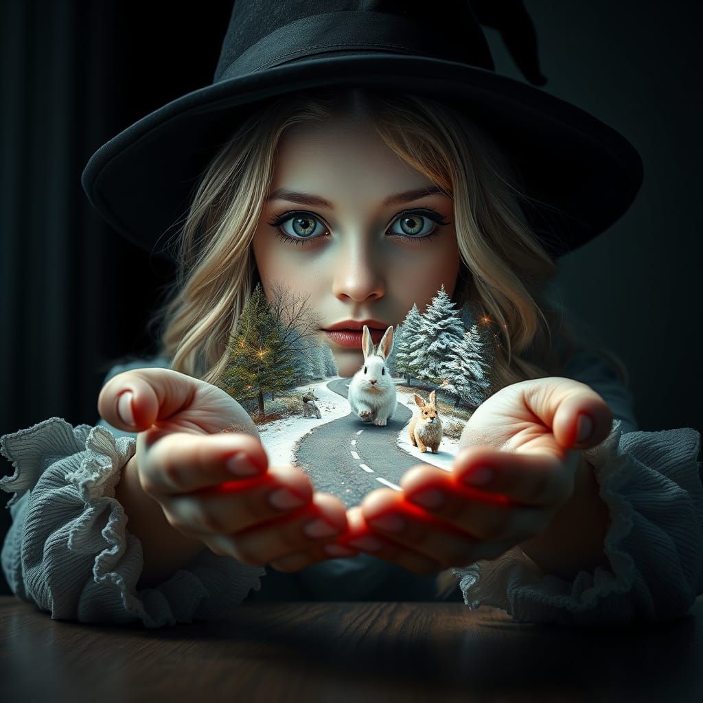 Mystical Witch Girl Shares Enchanted Miniature World