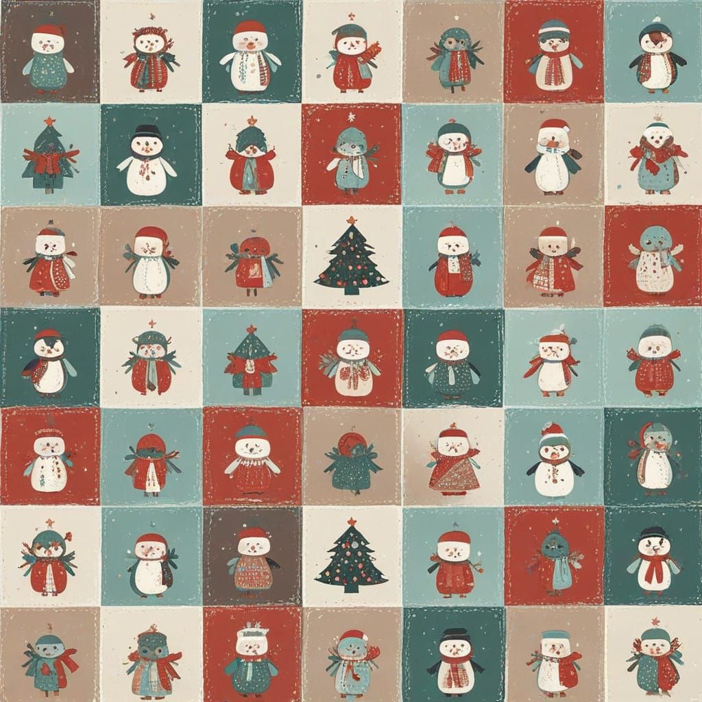 Christmas Memories in Harmonious Rectangles