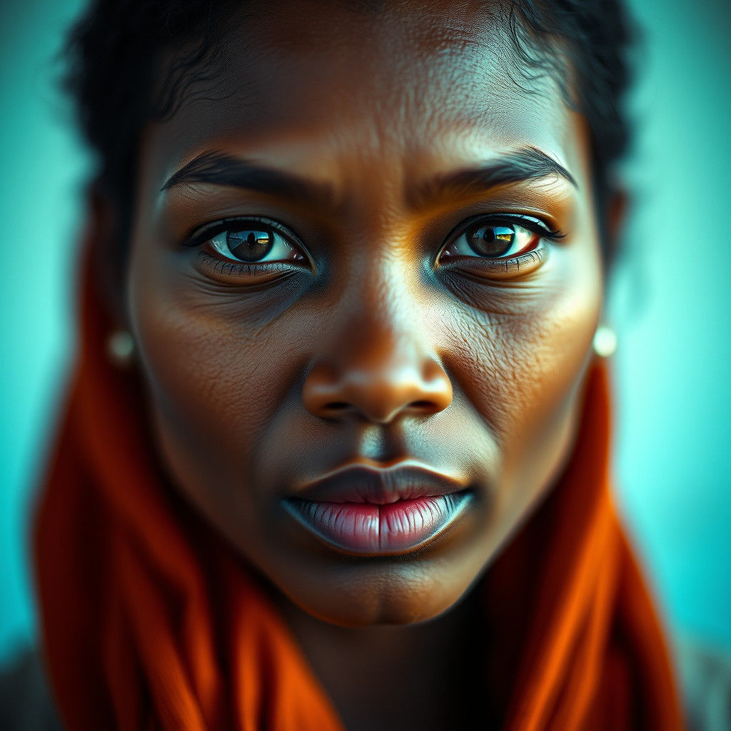 Striking Portrait in High Definition Color