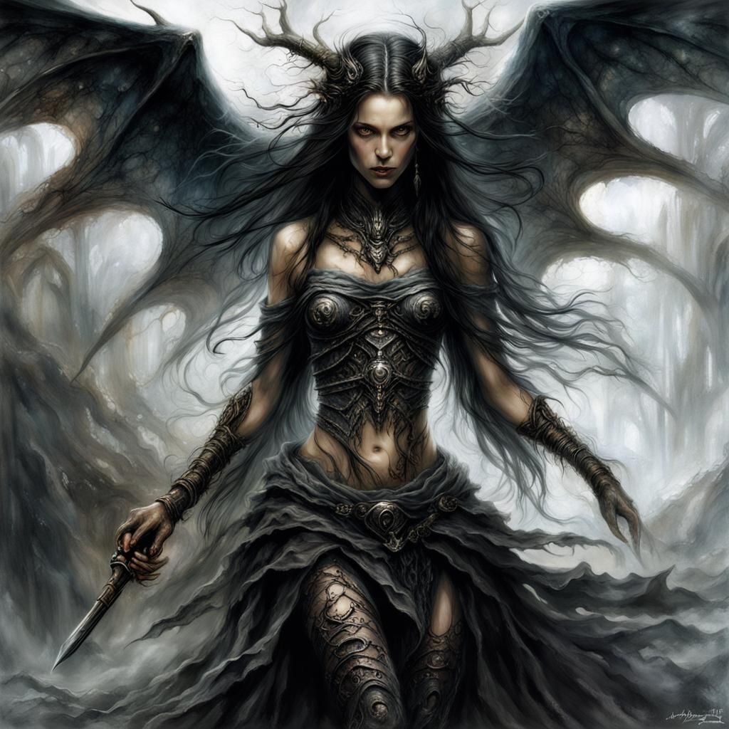 A lampad nymph of the Underworld