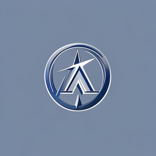 Minimalist Logo for 'ProTech Wizards' in Blue and Silver