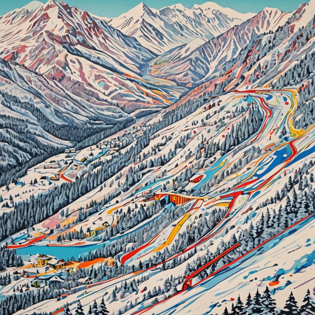 Pop Art Après-Ski Celebration in Dolomiti Bellunesi