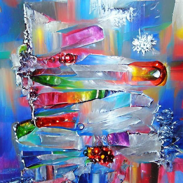 Glistening Crystalline Icicle Macro Photograph