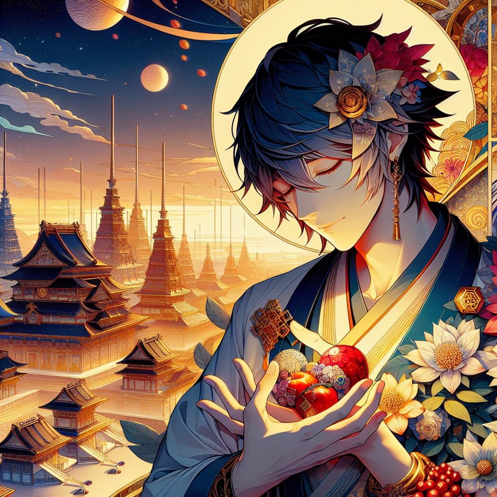 Gratitude Poster in Detailed 3D Digital Art Style