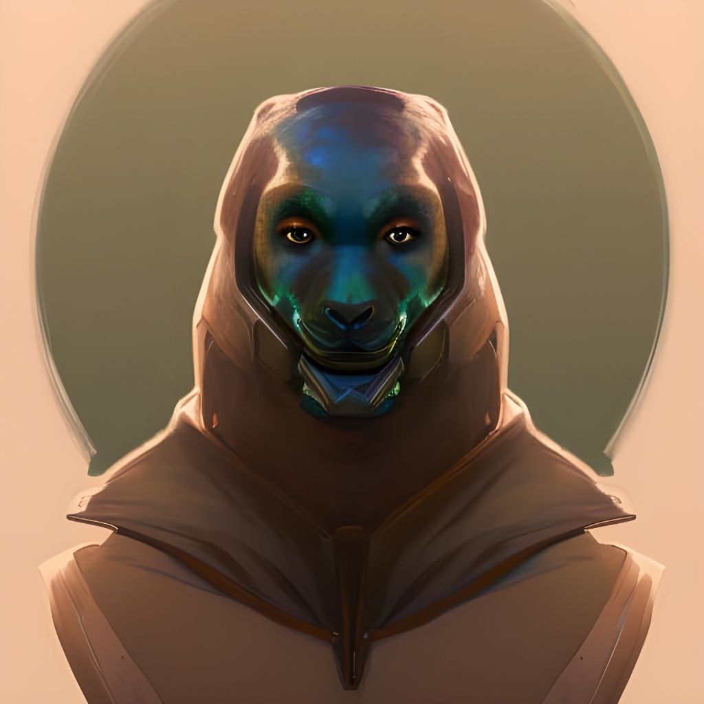 Detailed Seal Portrait in Artstation Style