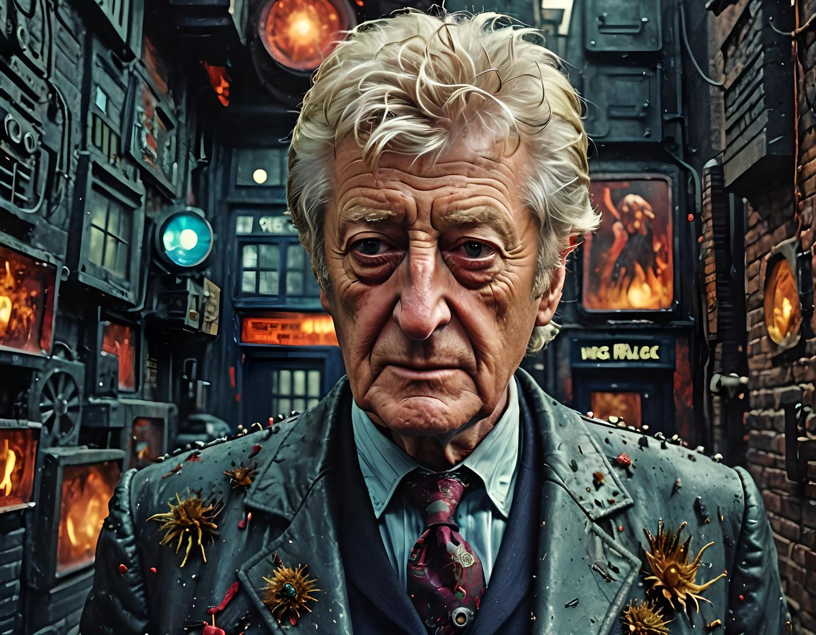 Doctor Who Portrait in Urbancore Street Style