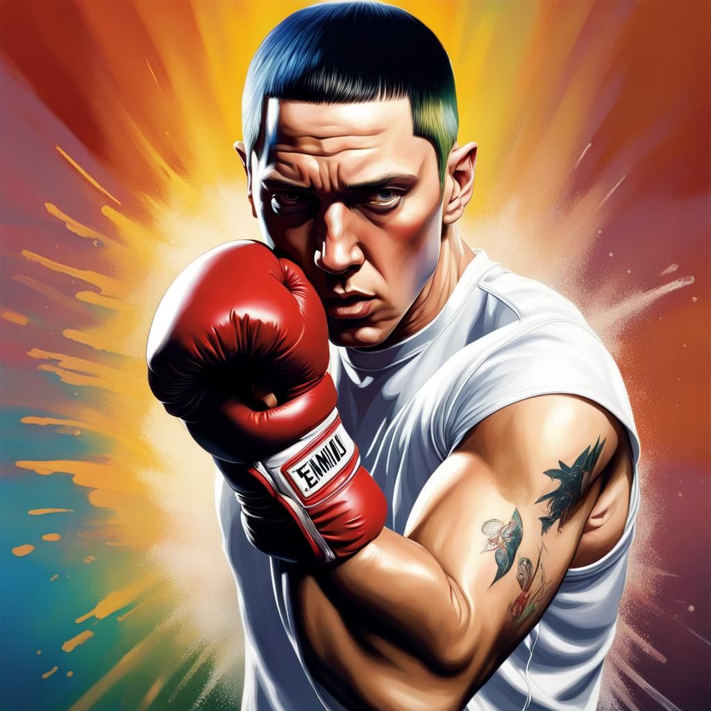 Eminem vs Elvis: Hyperrealistic Boxing Match