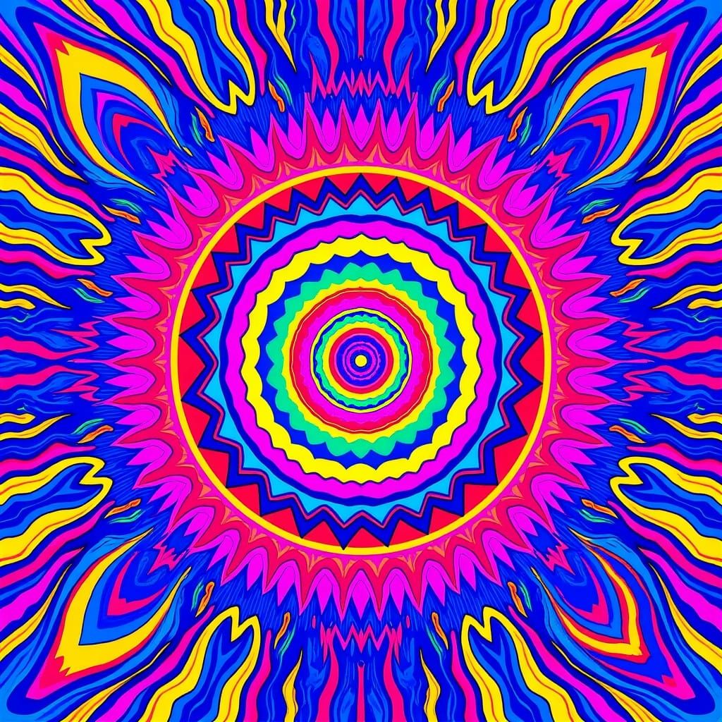 Abstract Vertigo: A Trippy, Euphoric Visual