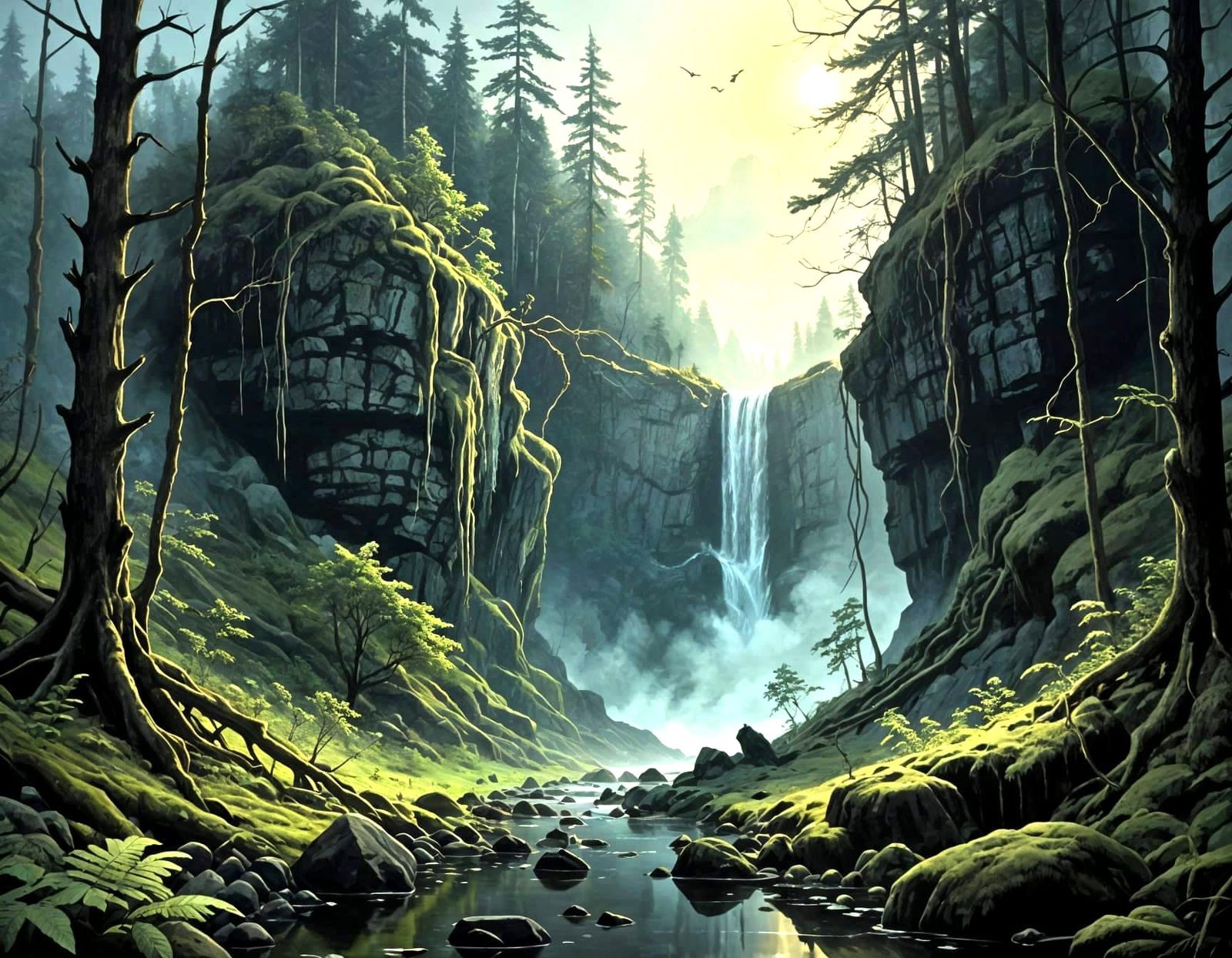 Prospectors Discover Dark Waterfall Goldmine in Canadian Wil...