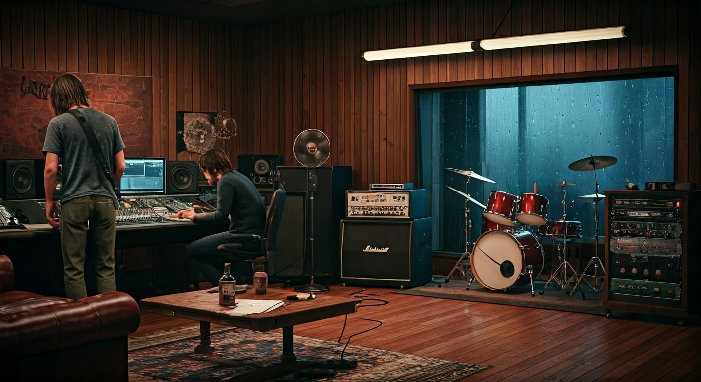 Grunge Session in London Bridge Studio: Faded Glory and Anal...