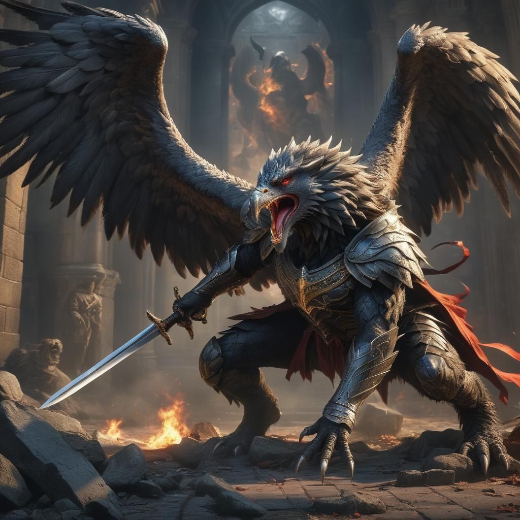 The griffin knight