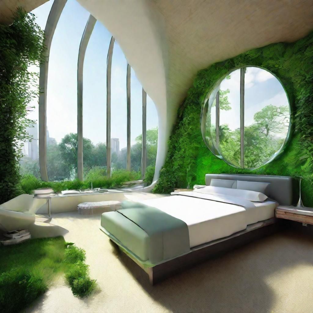 Futuristic Biomimetic Green Sustainable Smart Mansions