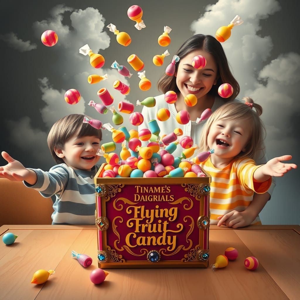 Magical Candy Box Releases Flying Sweets