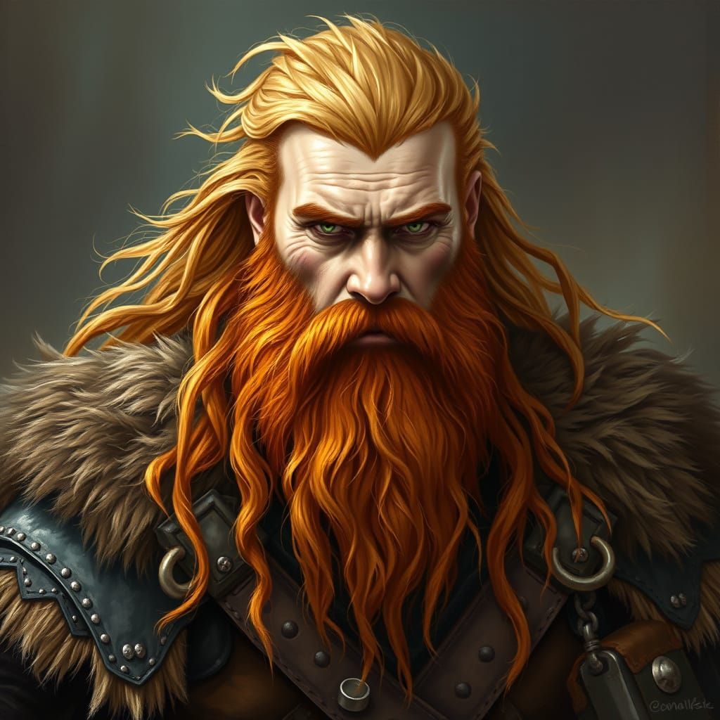Battle-Hardened Viking Warrior in Epic Style