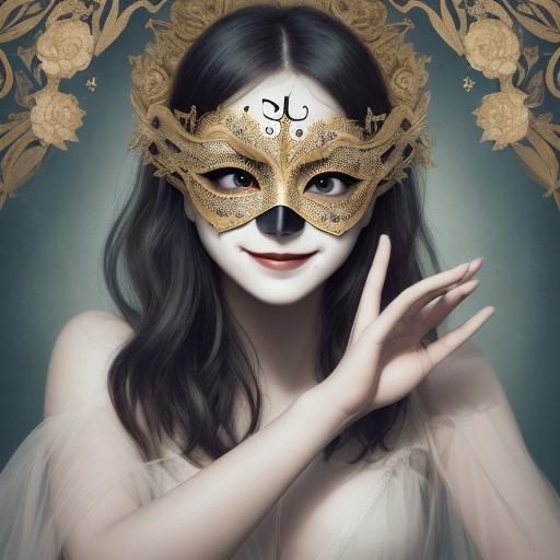 But beneath the mask of mirth and glee,
A hidden depth, for ...