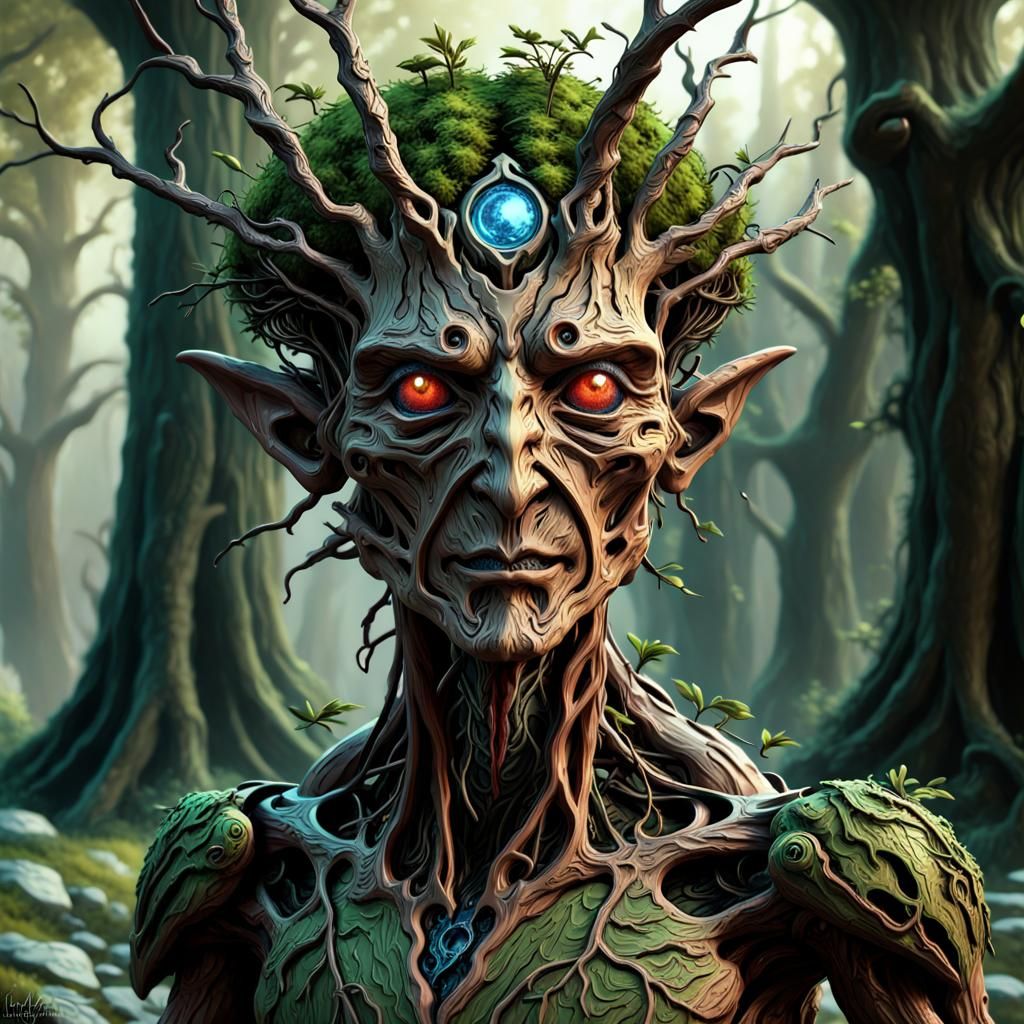 Cyborg Ent: Lord of the Rings Fantasy Art