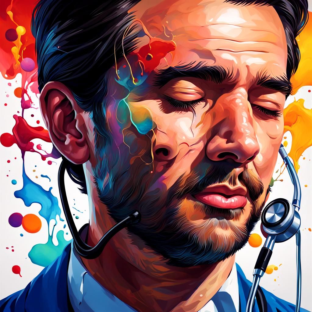 Stethoscope Interprets Heartbeat Sounds as Splash Art