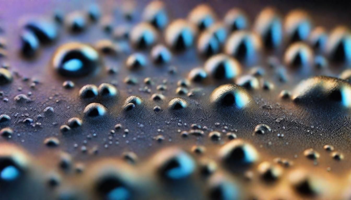 Crystallizing Dewdrops on Anodized Titanium in Volumetric Li...