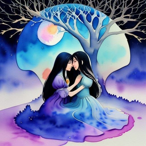 Surreal Watercolour Fairy Tale Love Affair Ends in Tragic Bl...